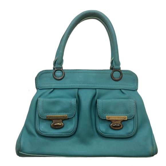 Marc Jacobs Handbags - Marc Jacobs Tiffany Blue Satchel Purse